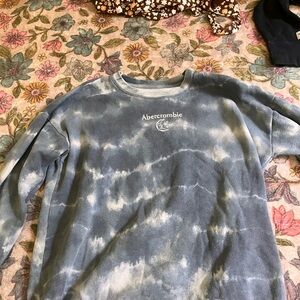 Abercrombie & Fitch Blue Tie-Dye kids Sweatshirt